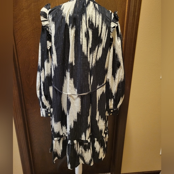Maurices Black & White Dress With Gold Accents NWT - Picture 10 of 16